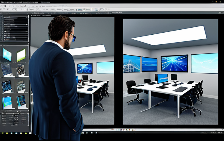 Metaverse Real Estate Design** "Architect designing a unique metaverse property, using a 3D modeling software on a large screen, futuristic office setting, fully clothed, appropriate attire, perfect anatomy, natural proportions, safe for work, professional, high quality rendering." **